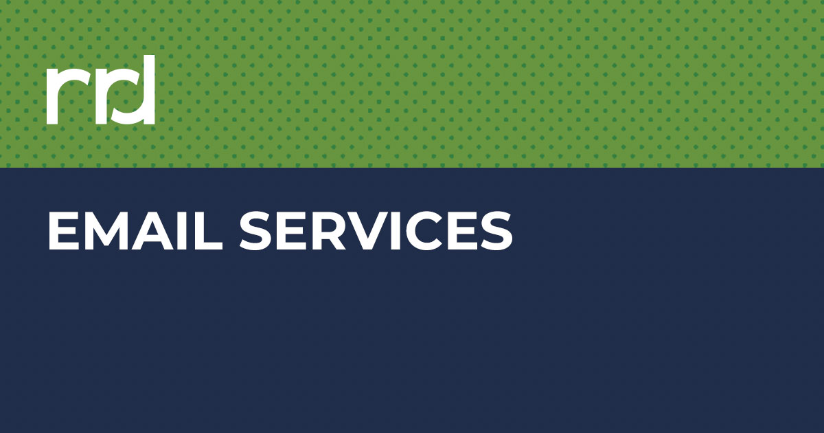 Email Services: Explore Email Services from RRD